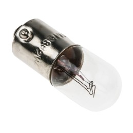 10 pcs - RS PRO BA9s Indicator Light, Clear, 24 - 28 V, 71/83 mA, 25000h