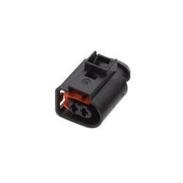 1 pcs : 13887338 - Automotive Connectors 2 way Female HDK (HPCS) 2.8 Sealed Black CONN