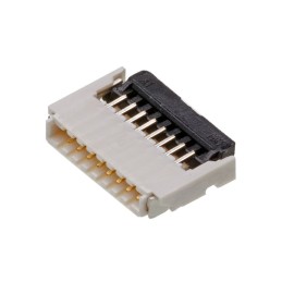 5 pcs - Molex, Easy On, 503480 0.5mm Pitch 8 Way Right Angle Male FPC Connector, Top and Bottom Contact