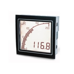 1 pcs - Trumeter APM Analogue Panel Ammeter DC, 68mm x 68mm