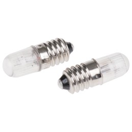 10 pcs - RS PRO Red LED Indicator Lamp, 220/250V, E10 Base