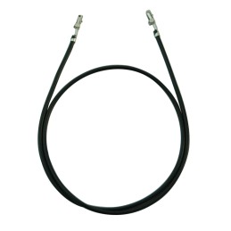 5 pcs - RS PRO Female DF1B to Female DF1B Crimped Wire, 300mm, 0.25mm², Black