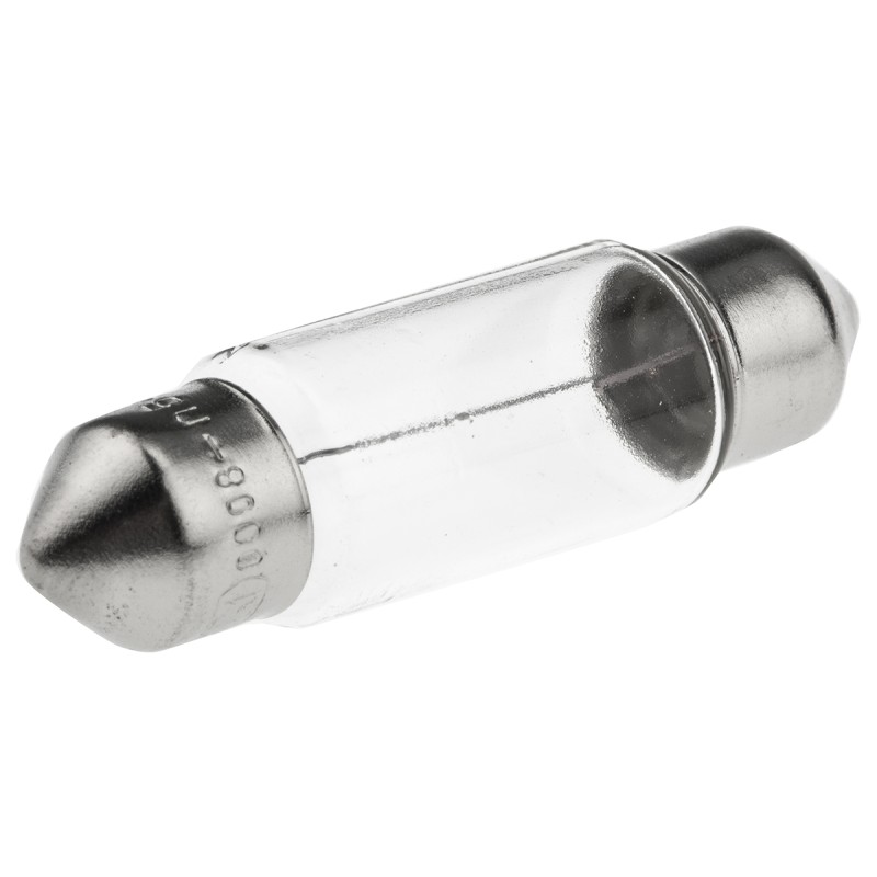 10 pcs - Osram SV8.5-8 Automotive Incandescent Lamp, Clear, 24 V