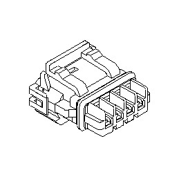 5 pcs - Molex Male Connector Housing, 5mm Pitch, 2 Way, 1 Row