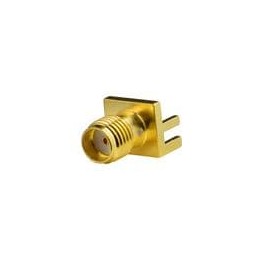 1 pcs : CSMAJ041 - RF Connectors / Coaxial Connectors PCB Edge mounted Female SMA connector
