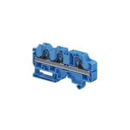 1 pcs : ZK10-3P-BL - DIN Rail Terminal Blocks Pow SNK PI-Spring