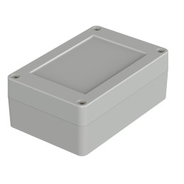 1 pcs - Bopla Euromas X Series Light Grey ABS Enclosure, IP66, IP68, IK07, Light Grey Lid, 105 x 70 x 40mm