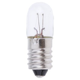 10 pcs - Orbitec E10 Indicator Light, Clear, 28 V, 40 mA, 1000h
