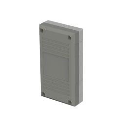 1 pcs - Bopla Elegant Series Grey Polystyrene Enclosure, IP40, 125 x 67 x 30mm