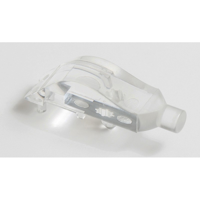 10 pcs - SLP-1-3 Bivar, PCB Mounted Right Angle LED Light Pipe, Clear Flat Lens