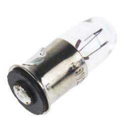 10 pcs - RS PRO Midget Flange Indicator Light, Clear, 48 V, 25 mA, 2500h