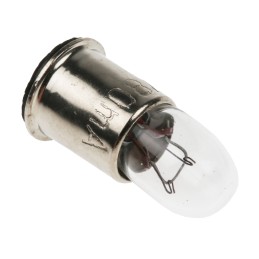 10 pcs - RS PRO Midget Flange Indicator Light, Clear, 28 V, 80 mA, 2000h