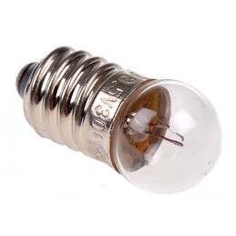 10 pcs - RS PRO E10 Indicator Light, Clear, 3.5 V, 300 mA, 1000h