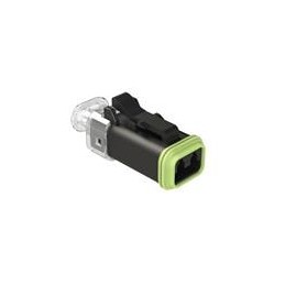 1 pcs : AT06-2S-LED24VR1 - Automotive Connectors 2 Position LED Plug, Socket, 24V, RVP Ci