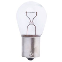 10 pcs - Osram BA15s Automotive Incandescent Lamp, Clear, 12 V