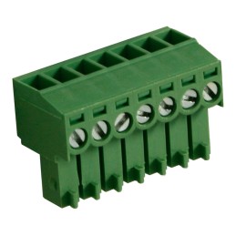 5 pcs - RS PRO 3.5mm Pitch 7 Way Right Angle Pluggable Terminal Block, Plug, Through Hole, Screw Termination