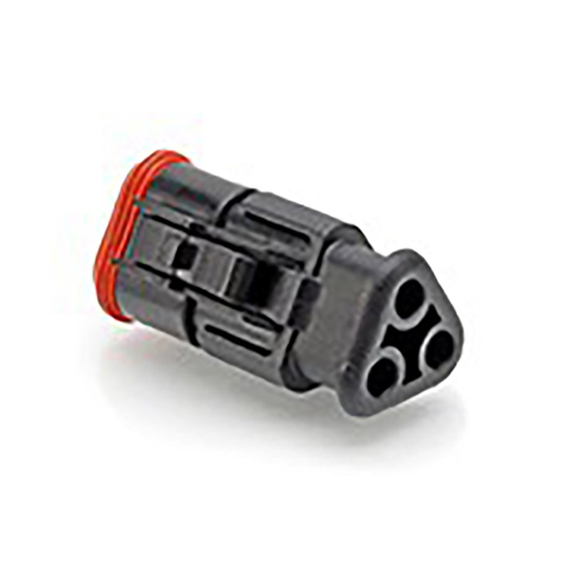 5 pcs - Amphenol Industrial, AT Automotive Connector Plug 3 Way, Crimp Termination