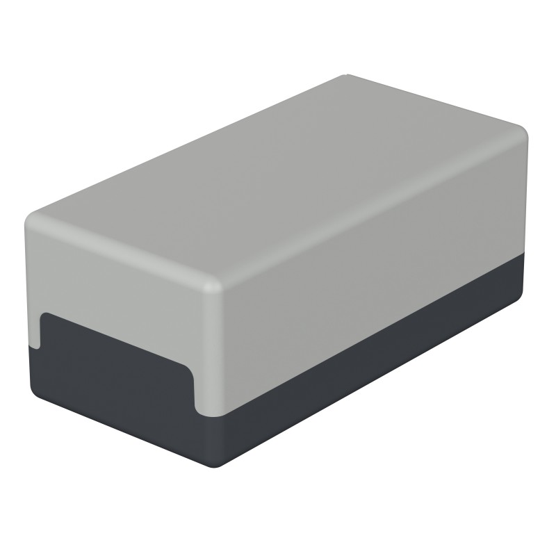 1 pcs - Bopla Element / Universal Series Graphite Grey, Light Grey Polystyrene General Purpose Enclosure, IP40, Light Grey /