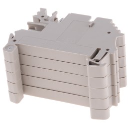 5 pcs - Weidmuller 1-Contact Interface Module, Clamping Yoke Connector, DIN Rail Mount, 16A