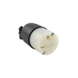 1 pcs : Q-722-BW - AC Power Plugs & Receptacles NEMA 6-15R STRAIGHT BLADE DEV 15A