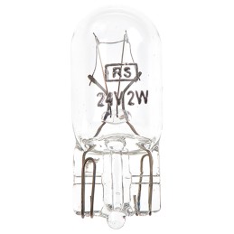 10 pcs - RS PRO Wedge Indicator Light, Clear, 24 V, 83 mA, 5000h