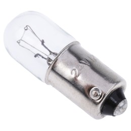 10 pcs - Orbitec BA9s Indicator Light, Clear, 24 V, 125 mA, 1000h