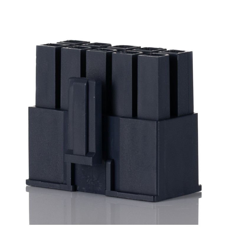 5 pcs - Molex, Mega-Fit Male Connector Housing, 5.7mm Pitch, 10 Way, 2 Row