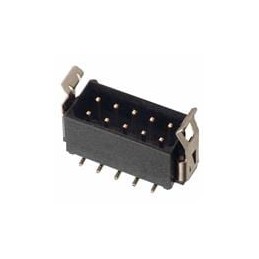 1 pcs : M80-8281022 - Headers & Wire Housings 5+5 POS VERT MALE LATCHED TIN/LEAD