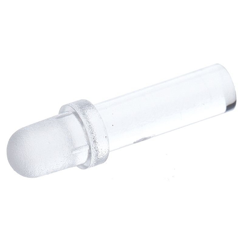 10 pcs - PLP1-375 Bivar, Panel Mount LED Light Pipe, Clear Dome Lens