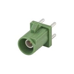 1 pcs : 59S10H-400T5-E - RF Connectors / Coaxial Connectors FAKRA Straight Plug PCB w/Housing Green