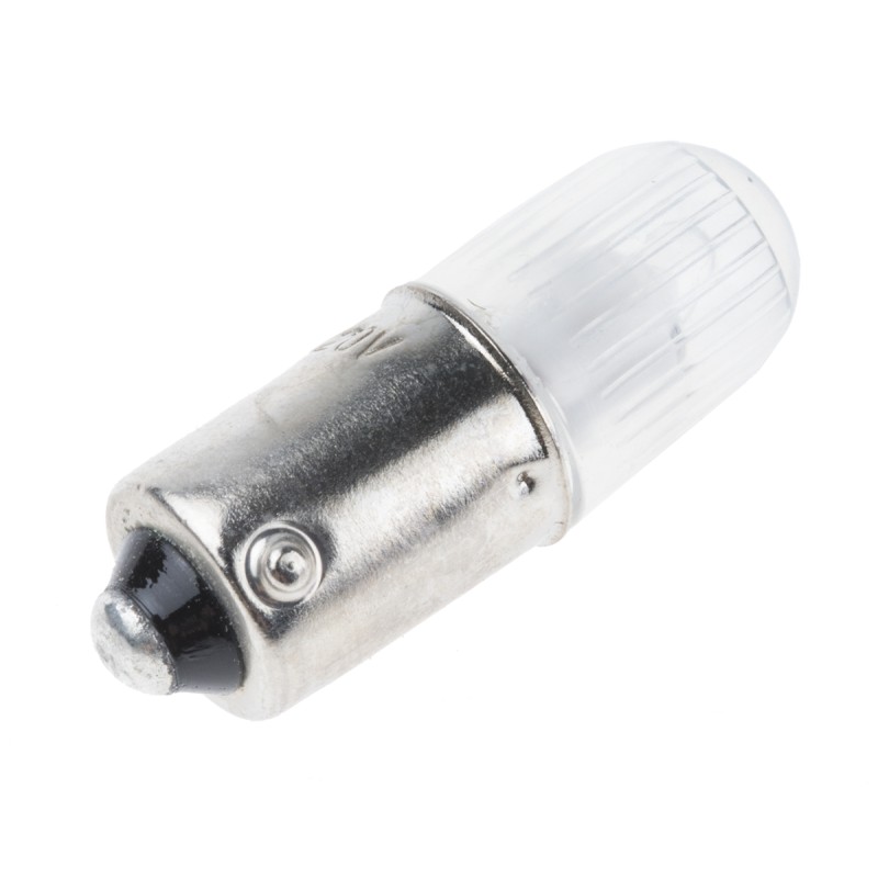 10 pcs - RS PRO Green Indicator Lamp, 100/120V, BA9s Base