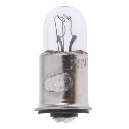 10 pcs - RS PRO Midget Flange Indicator Light, Clear, 28 V, 40 mA, 20000h