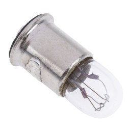 10 pcs - RS PRO Midget Flange Indicator Light, Clear, 28 V, 40 mA, 20000h