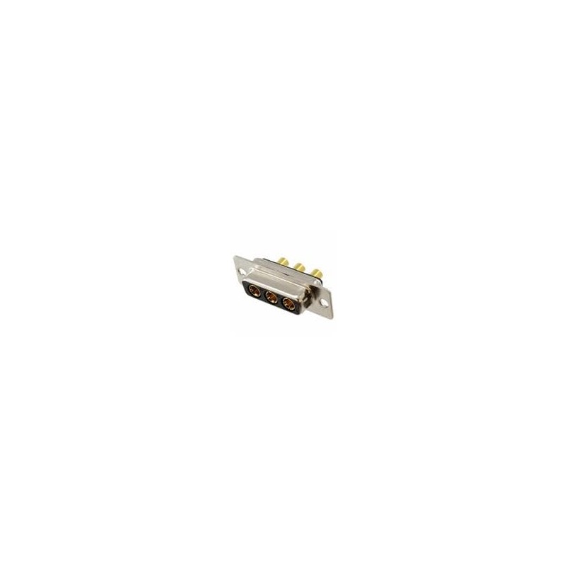 1 pcs : 681S3W3203L001 - D-Sub Mixed Contact Connectors IP67 POWER-D 3w3PWR 40A VERT FEM