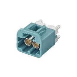 1 pcs : AMS19B-40MZ5-Z - RF Connectors / Coaxial Connectors Straight plug PCB w. housing
