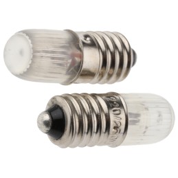 10 pcs - RS PRO Orange Indicator Lamp, 220/250V, E10 Base