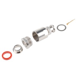 100 pcs - Radiall, Plug PCB Mount BNC Connector, 75Ω, Crimp Termination, Straight Body