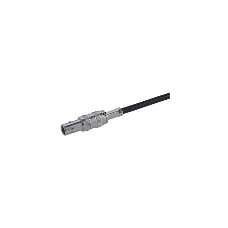 100 pcs - Huber+Suhner 11_QLA-01-2-8/122_NH Series, Plug Cable Mount QLA Connector, Crimp Termination, Straight Body
