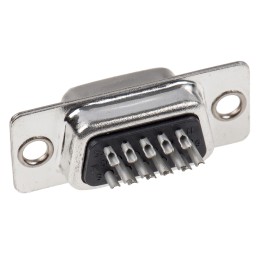 100 pcs - HARTING 15 Way Cable Mount D-sub Connector Socket, 2.29mm Pitch