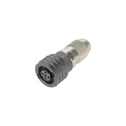1 pcs : 21031112415 - Circular Push Pull Connectors M12-S-PP-CC-IDC-3P-ACOD-F-STR, M12-S PP female A-coded 4-pole unshielded