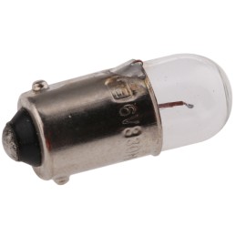 10 pcs - RS PRO BA9s Indicator Light, Clear, 6 V, 330 mA, 15000h