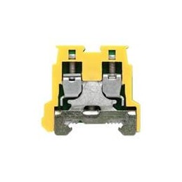 1 pcs : 1303360000 - DIN Rail Terminal Blocks AKE 2.5,PA,GN/YL