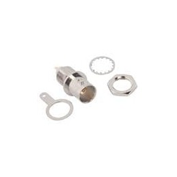 1 pcs : 112427 - RF Connectors / Coaxial Connectors BNC BULKHEAD RECPT 75 OHM 6.5PNL/THKDL