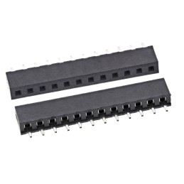 5 pcs - HARWIN Straight Through Hole Mount PCB Socket, 12-Contact, 1-Row, 2mm Pitch, Solder Termination