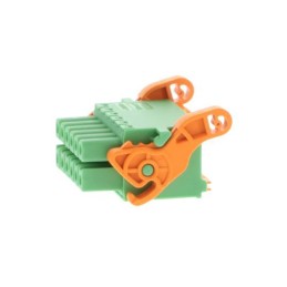 50 pcs - Phoenix Contact 3.5mm Pitch 12 Way Pluggable Terminal Block, Plug, Cable Mount, Spring Cage Termination