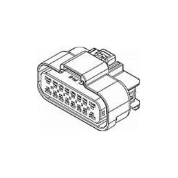 1 pcs : 15479301 - Automotive Connectors CON GT150 280 16W FEM ASY