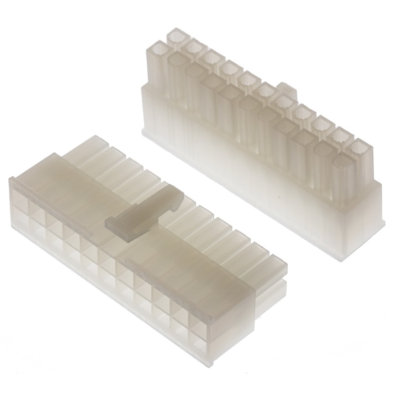 5 pcs - Molex, Mini-Fit Jr Female Connector Housing, 4.2mm Pitch, 22 Way, 2 Row