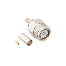 1 pcs : 031-6821 - RF Connectors / Coaxial Connectors TNC Strt Crimp Plug for LMR-195, 50 Ohm