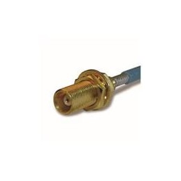 1 pcs : 252145 - RF Connectors / Coaxial Connectors MCX BULKHEAD JACK 174/316/U GOLD