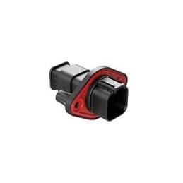 1 pcs : AT04-6P-PM15 - Automotive Connectors 6 Position Receptacle, Pin, Panel Mount, Self-Threading, Strain Relief